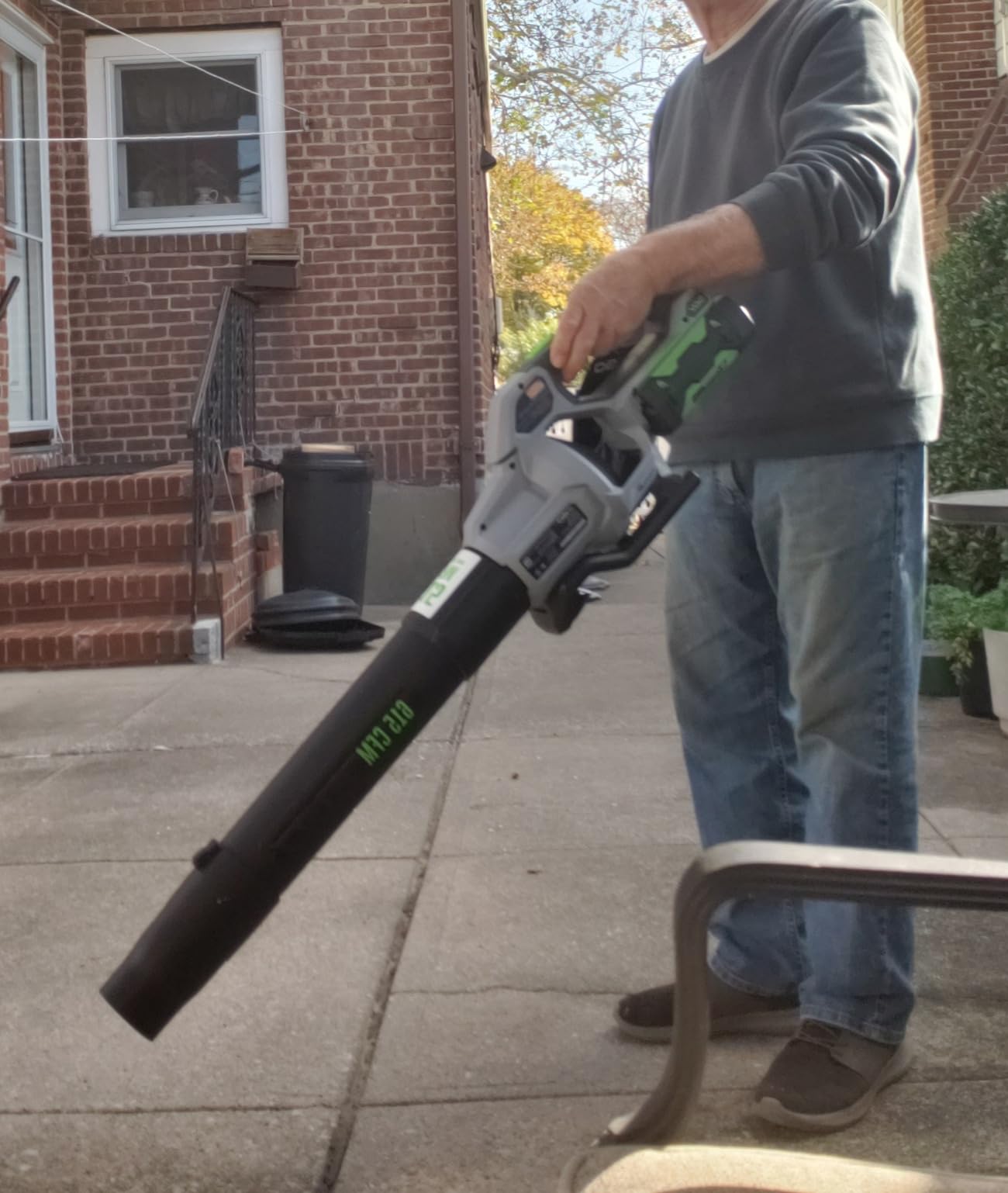 EGO POWER+ Cordless Electric Leaf Blower, 615 CFM, With Battery - LB6151 customer photo 1