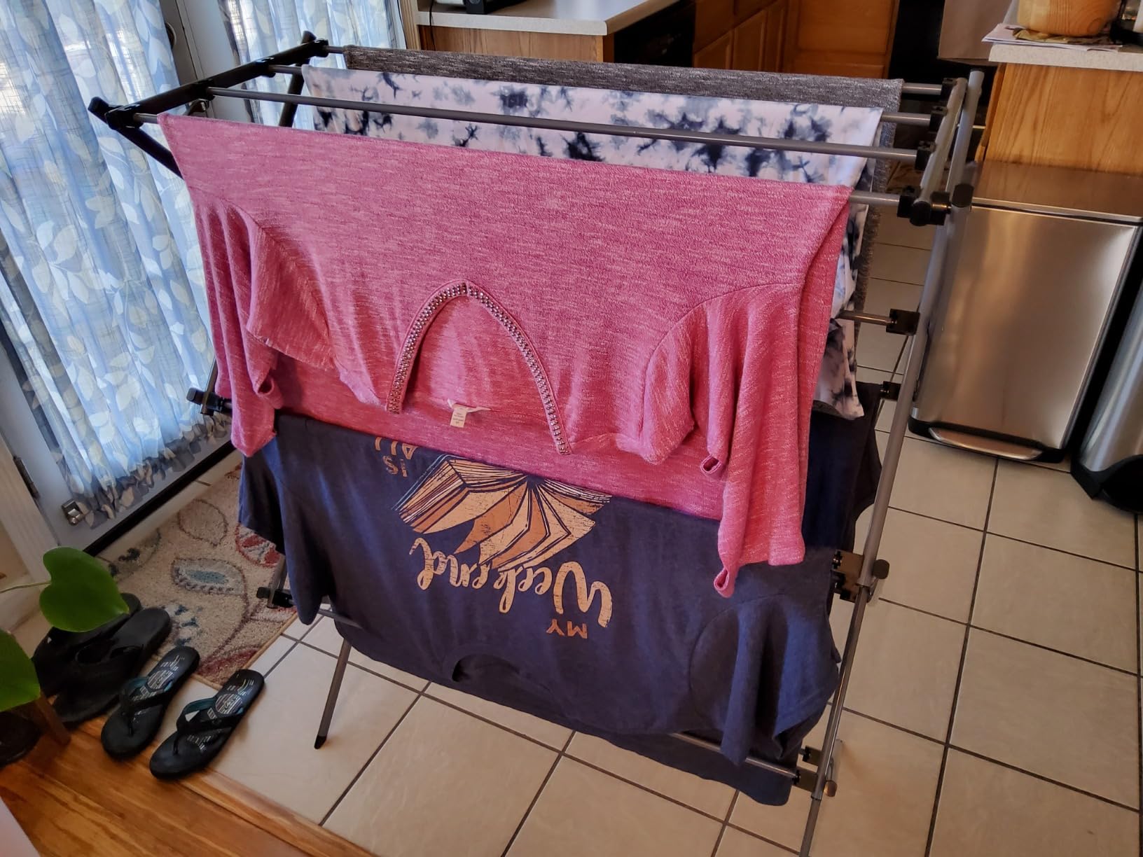 Honey-Can-Do Oversized Collapsible Clothes Drying Rack, 35
