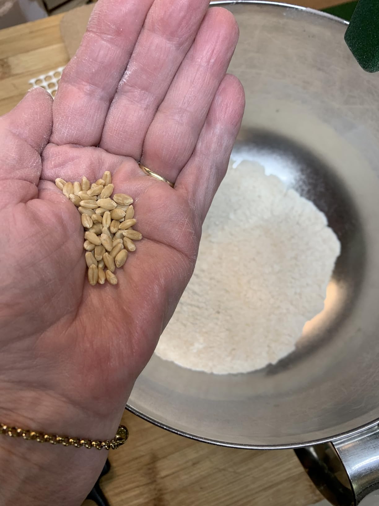 Lehman's Manual Power Grain Mill, Grinds Any Dry Grain to Pastry Flour, Big 6 Cup Capacity customer photo 1