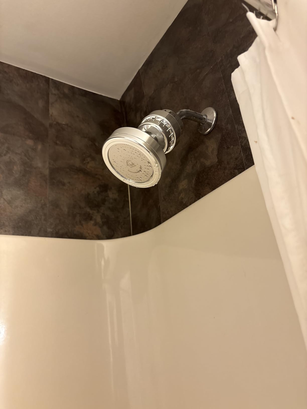 AquaHomeGroup Filtered Shower Head, 20+3 Stage, Reduces Chlorine, Chrome | Shower filter 20+3 stage, reduces chlorine and odor, high output, wall-mount, chrome finish, stainless steel customer photo 2