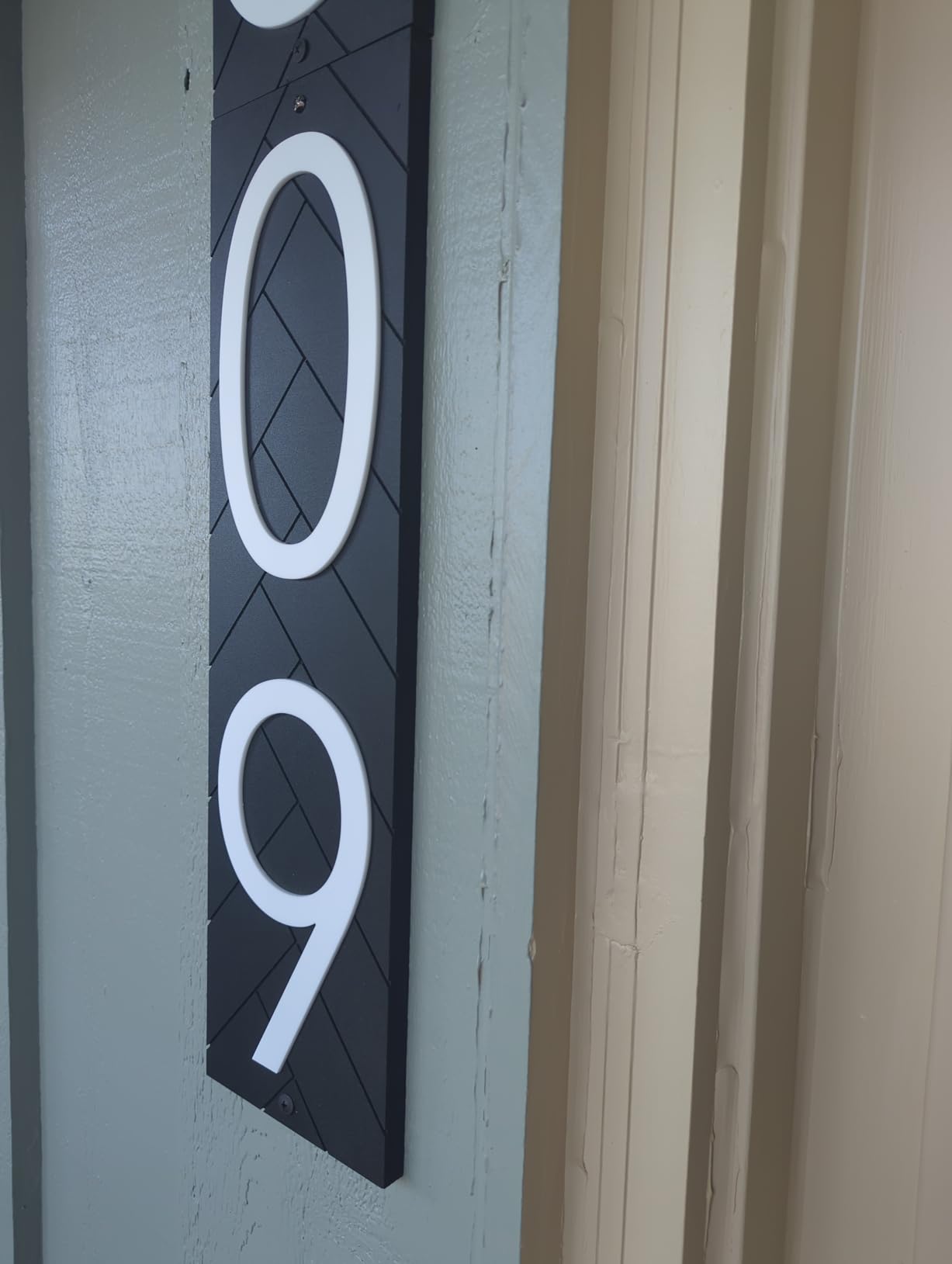 Address Signs for House - Modern Black 20