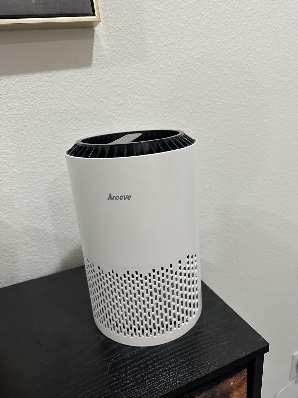 AROEVE Air Purifiers for Bedroom with Sleep Mode Speed Control-MK01A(White) | Energy Star Efficiency, Meet Global Recycled Standard, 360-Degree Air Inlets, 22dB Noise Level, Aromatherapy Function customer photo 1
