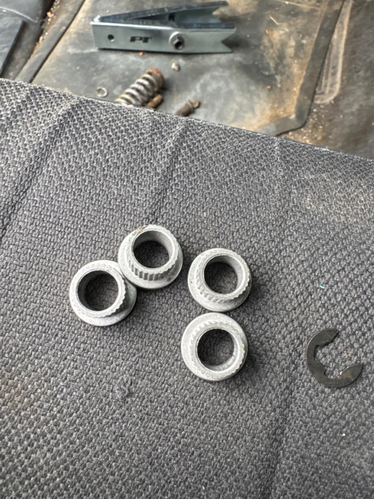 703-265 93356553 Compatible With 1994-2004 Chevrolet Chevy S10 Door Hinge Pin and Bushing Repair Kits with Spring Rebuild Kit Pickup Blazer GMC S15 Sonoma Jimmy Bravada Front Rear Left Right customer photo 2
