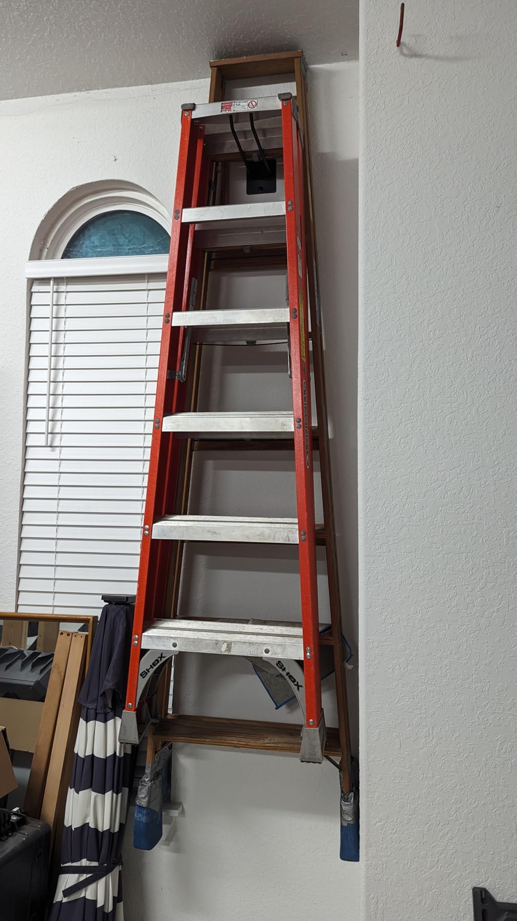 StoreYourBoard Heavy Duty Ladder Hooks for Garage Wall, Holds 2 Ladders | Ladder Storage Hook, Wall Mount Holder, Garage Organization, Holds 2 Ladders customer photo 2