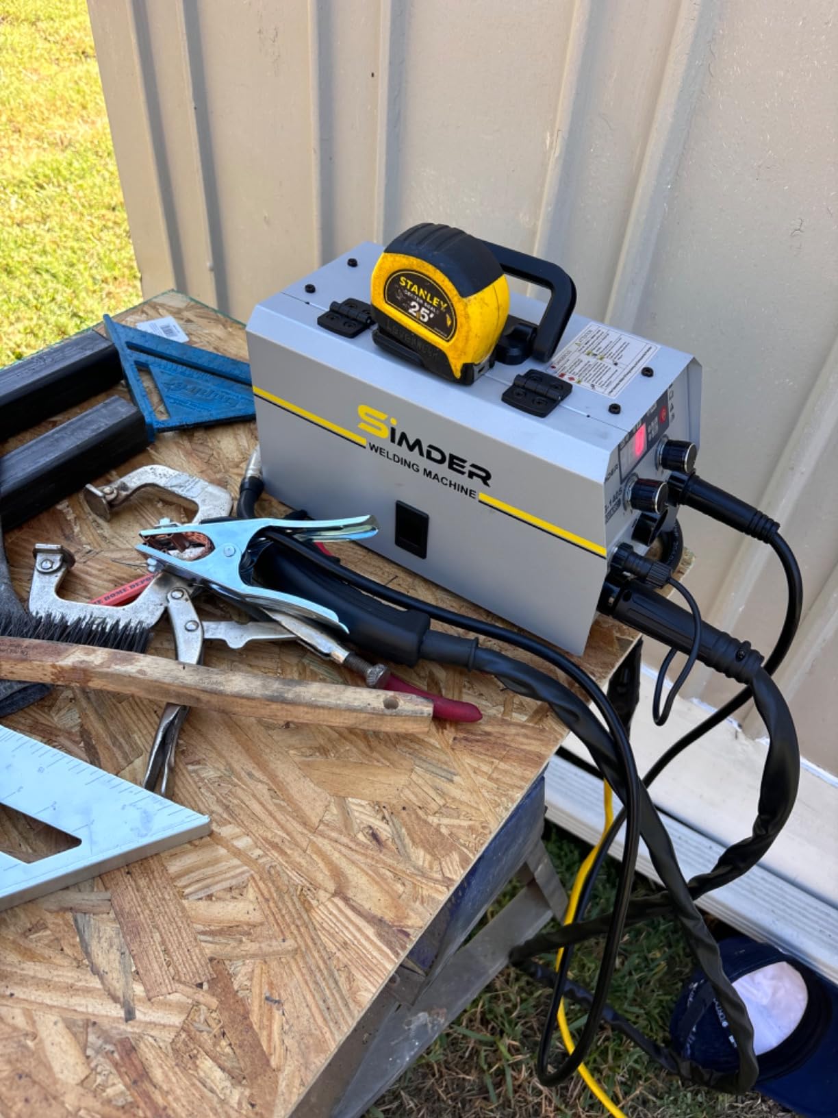 SSimder 140A MIG Welder 3 in 1, Dual Voltage Flux Core Lift TIG Stick customer photo 2