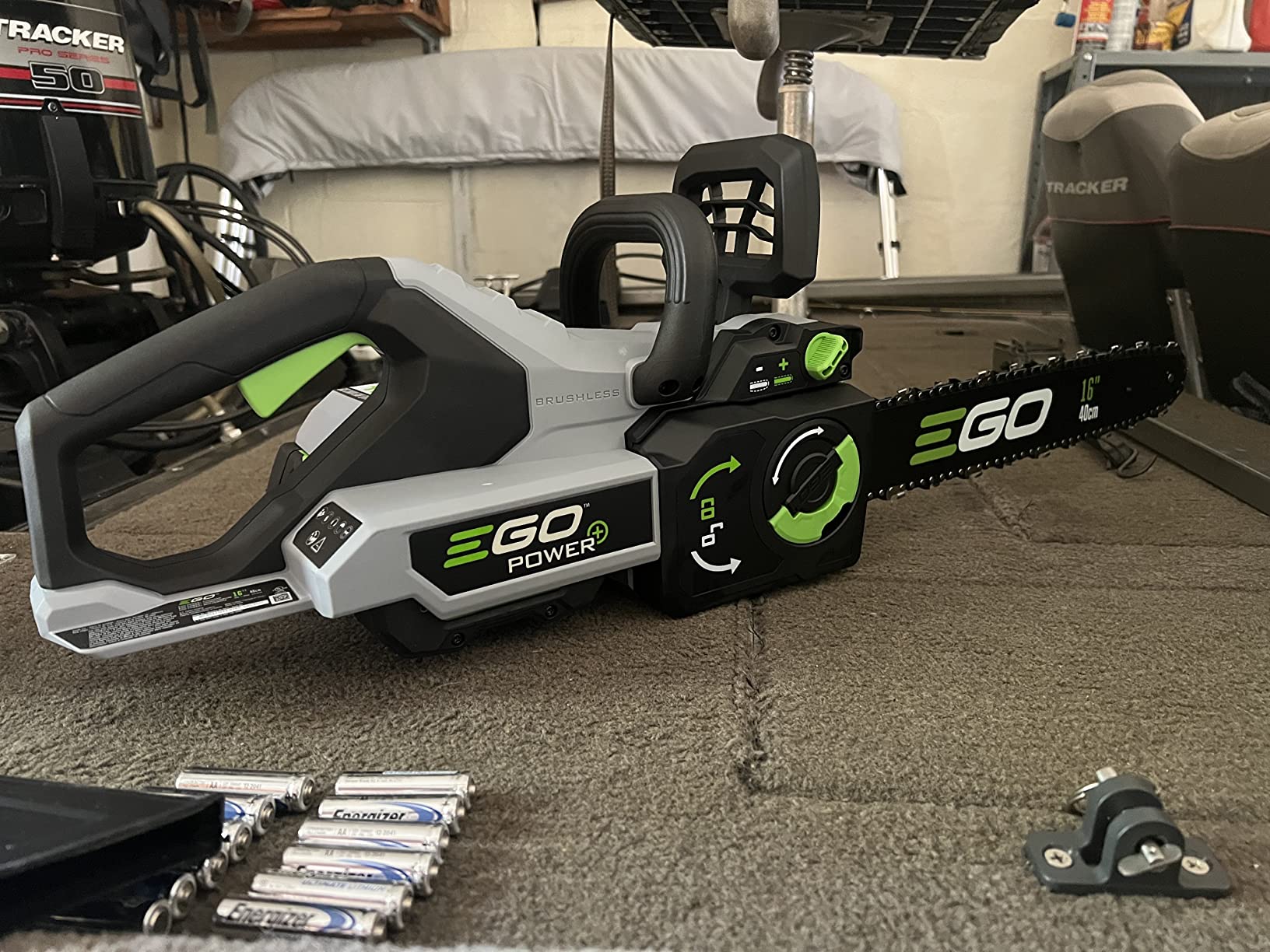 EGO POWER+ Chain Saw, 16 inch Battery Powered Chainsaw, Electric Cordless, Battery and Charger Not Included - CS1610 customer photo 2