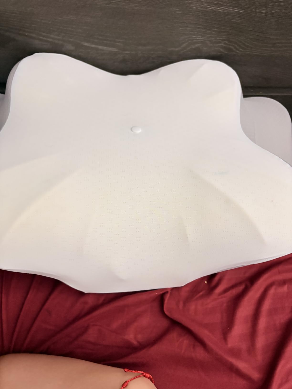 DONAMA Contour Cervical Neck Pillow for Neck Pain Relief | Queen, Ergonomic Dual-Height, Odorless Memory Foam, Side/Back/Stomach Sleepers, Cooling Hypoallergenic Cover, OEKO-TEX Certified customer photo 1