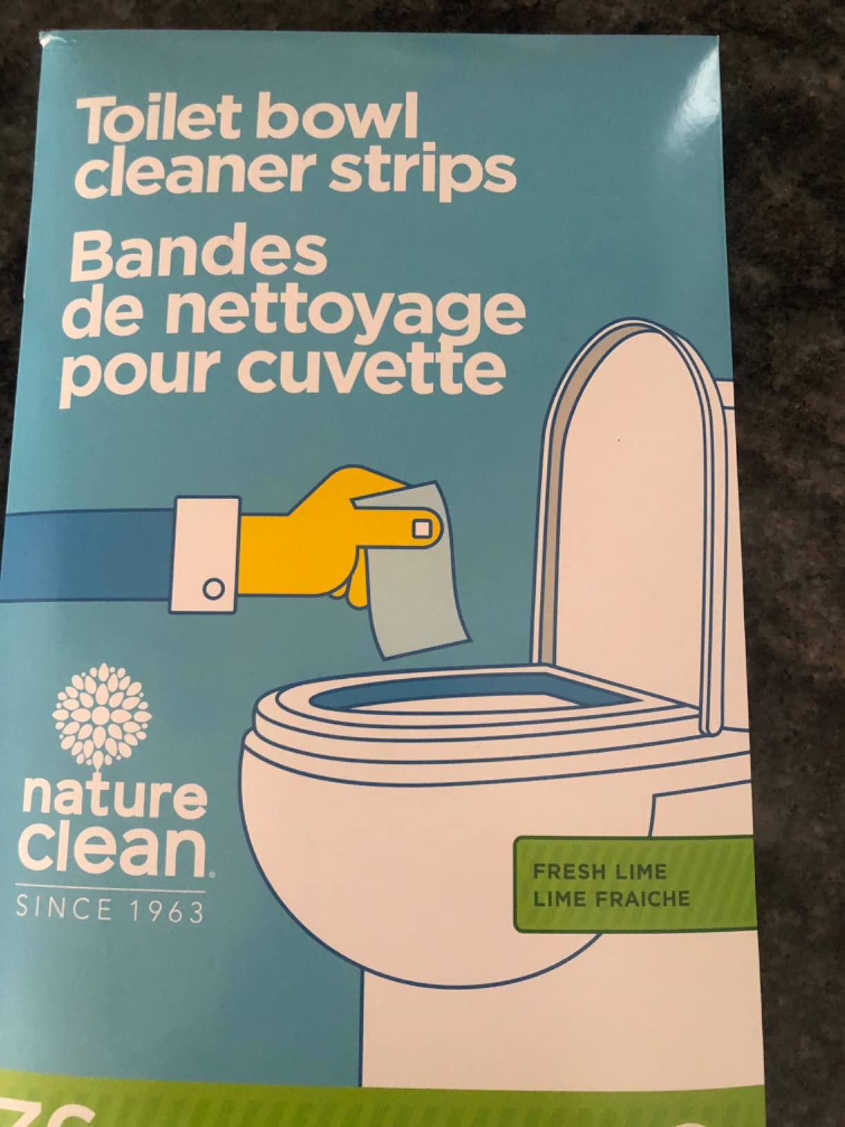 Nature Clean Natural Toilet Bowl Cleaners Strips 36 count, Plastic-Free Packaging, Refresh Toilets & Bathroom. No Splash. customer photo 1
