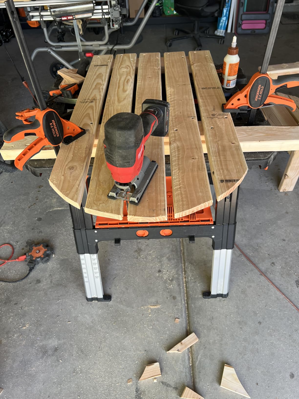 Pony Portable Folding Work Table, Workbench & Sawhorse customer photo 2
