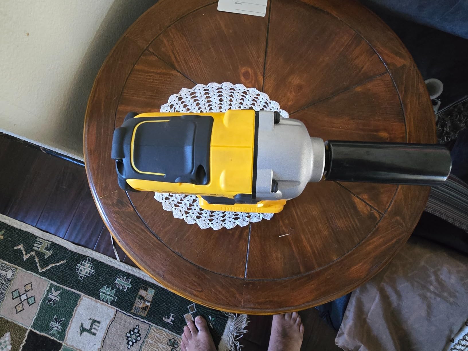 DEWALT 20V MAX Cordless Impact Wrench, 1/2' Hog Ring, Includes LED Work Light and Belt Clip, Bare Tool Only (DCF891B) customer photo 1