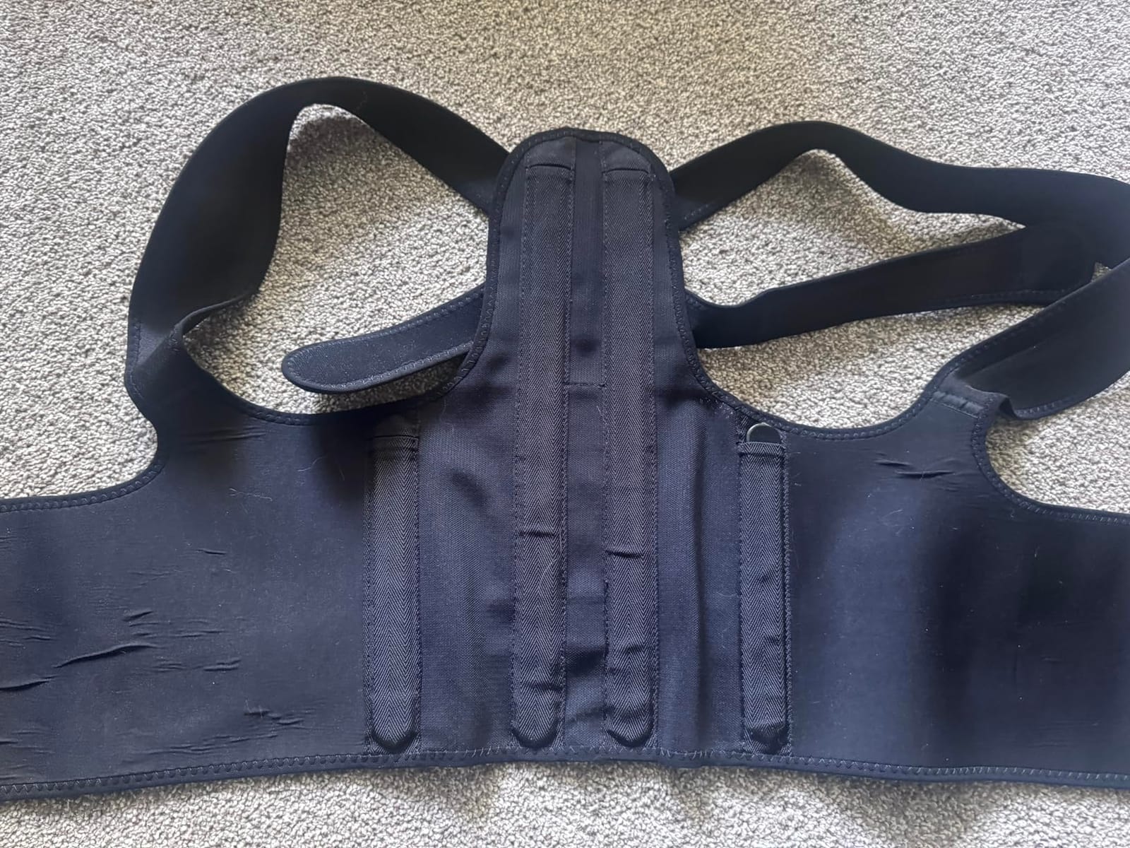 Fit Geno Posture Corrector for Women & Men, Back Shoulder Support Brace | Adjustable & Breathable, Upper Back Straightener Pulls Shoulders for Pain Relief, Neck Hump, Hunchback, Kyphosis, Scoliosis customer photo 2