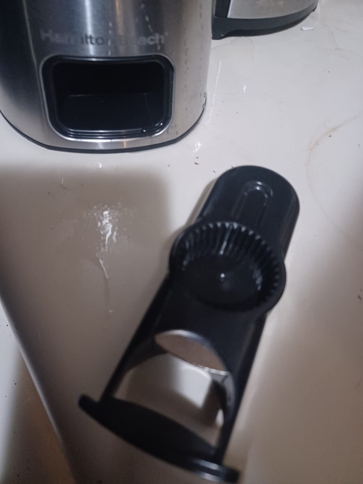 Hamilton Beach OpenStation Electric Can Opener With Automatic Shutoff | SureCut Technology Easily Aligns Cans | OpenMate Multi-Tool Jar & Bottle Opener | Cord Storage | Stainless Steel | 76382FJ customer photo 1