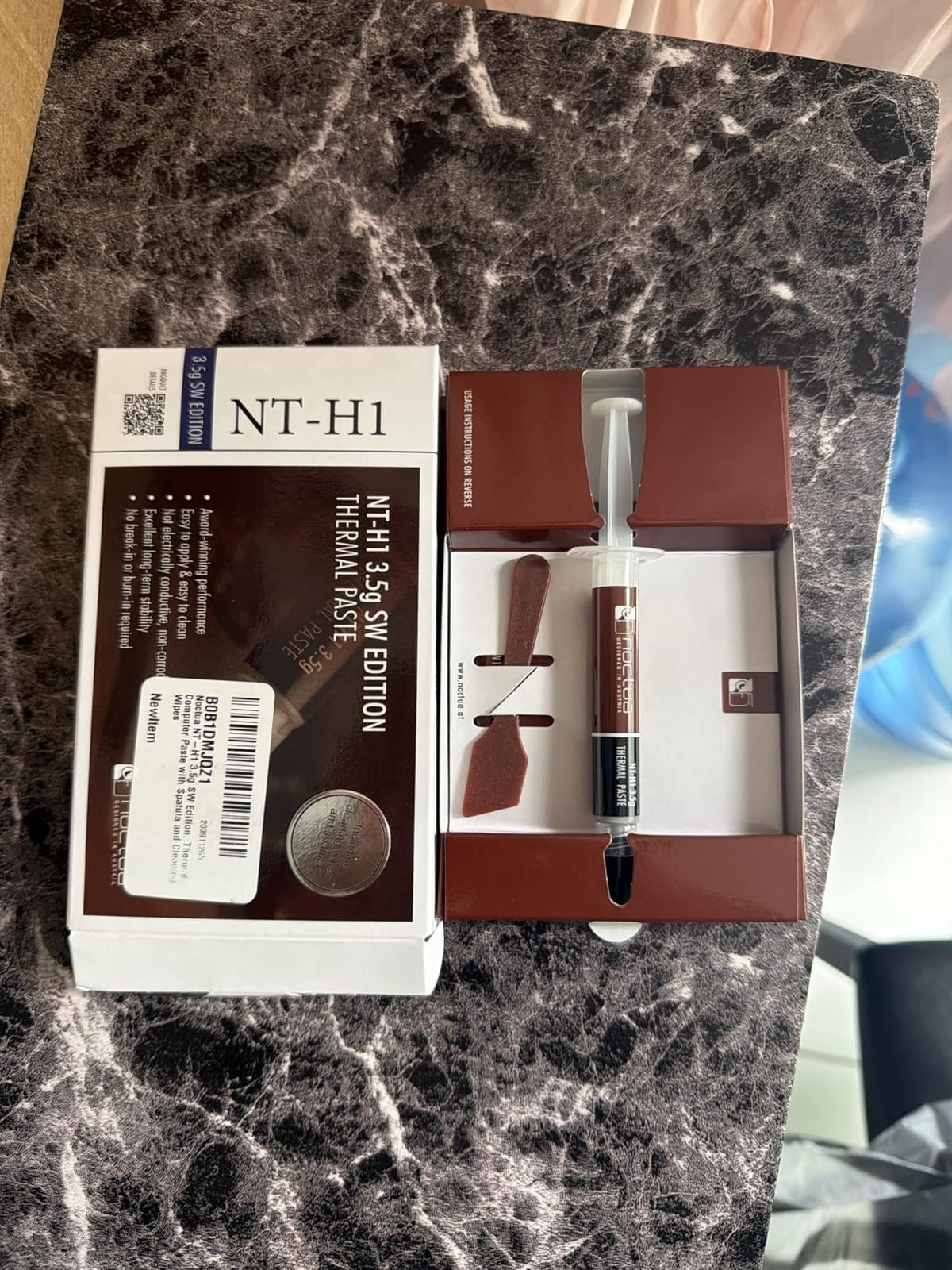Noctua NT-H1 3.5g SW Edition, Thermal Paste, Spatula and 3 Cleaning Wipes customer photo 2
