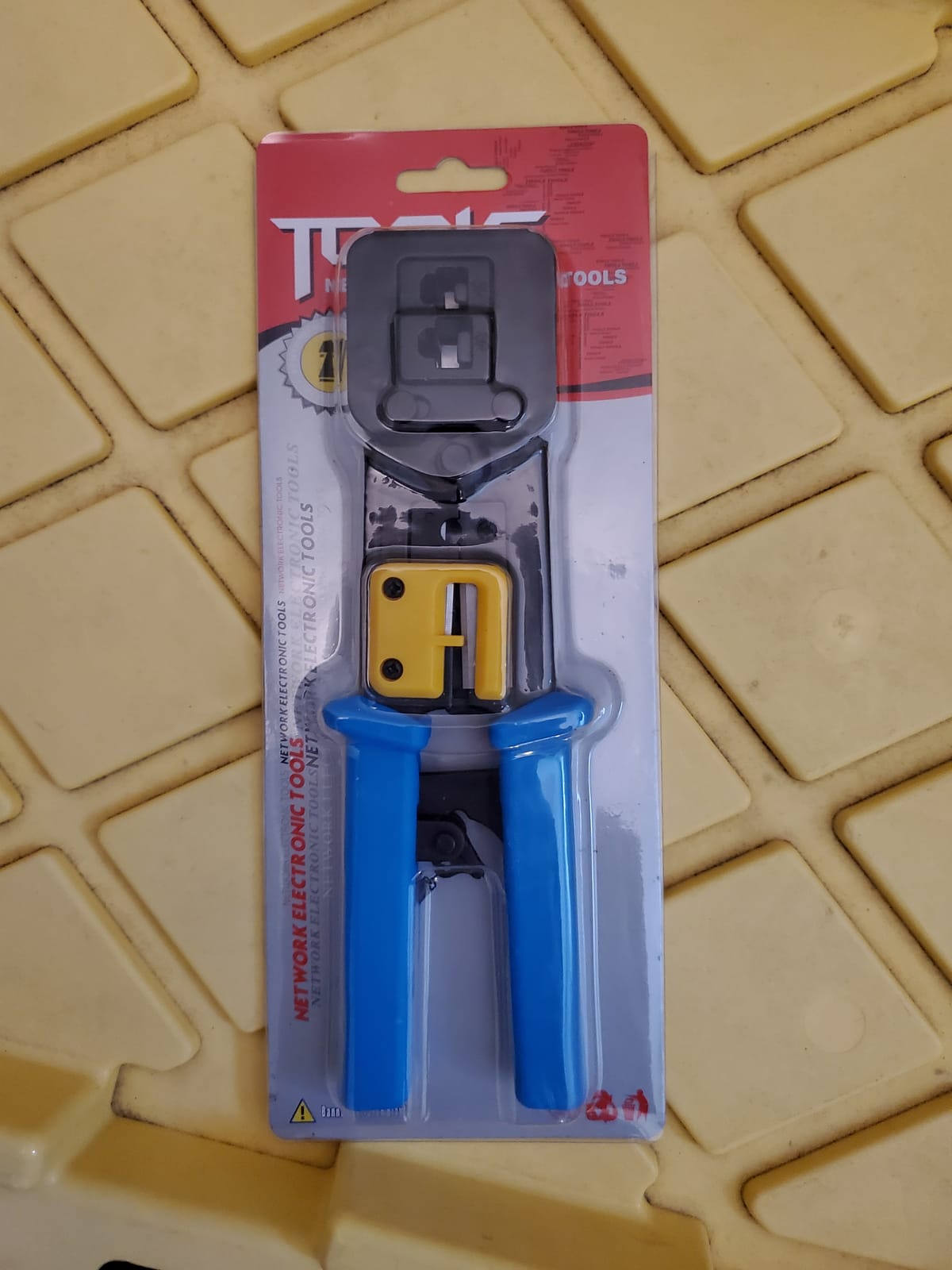 Brileine RJ45 Crimp Tool Pass Through Kit Ethernet Crimper Cat5 Cat5e Cat6 customer photo 1