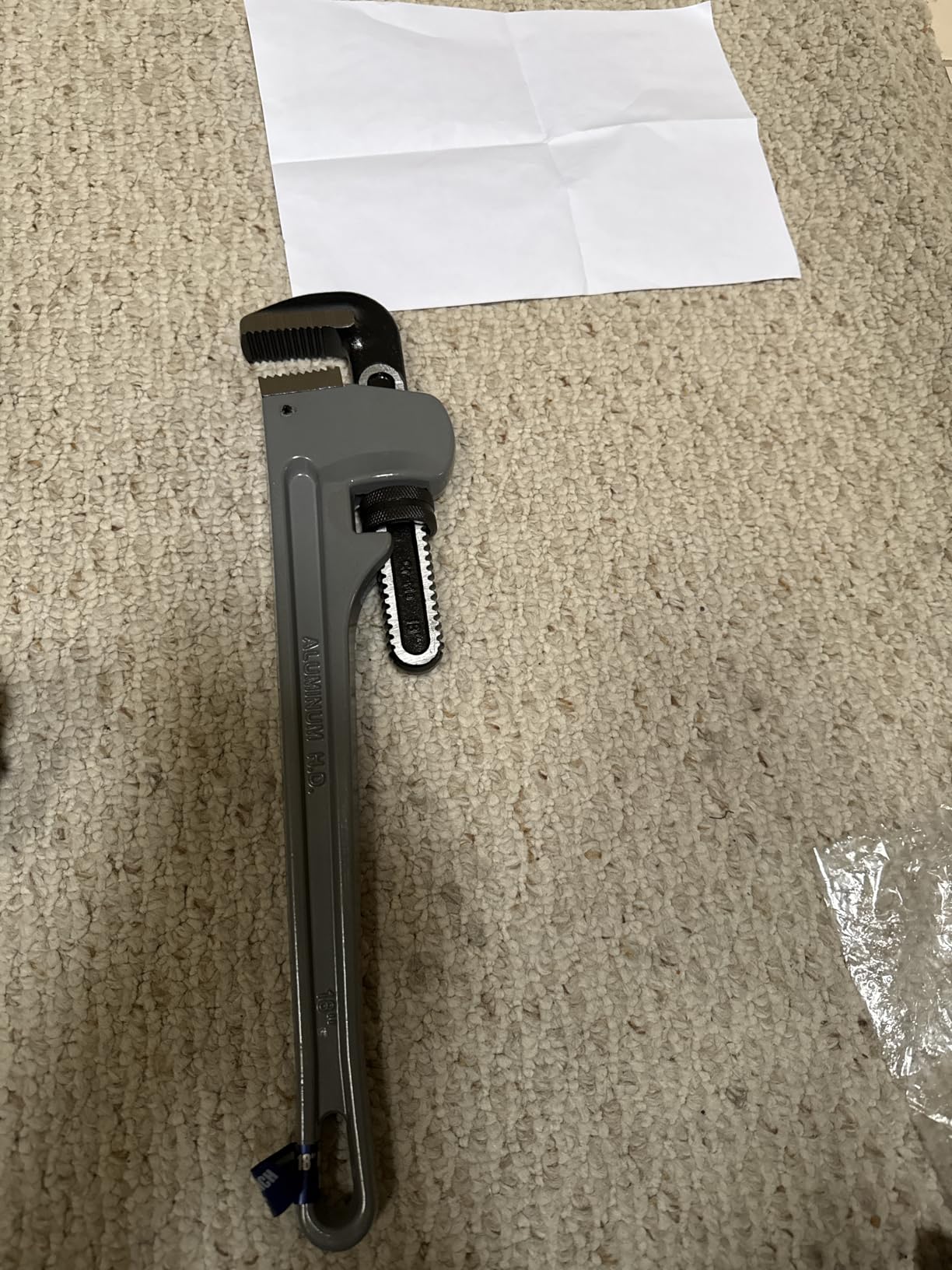 48 Inch Aluminum Pipe Wrench, 8