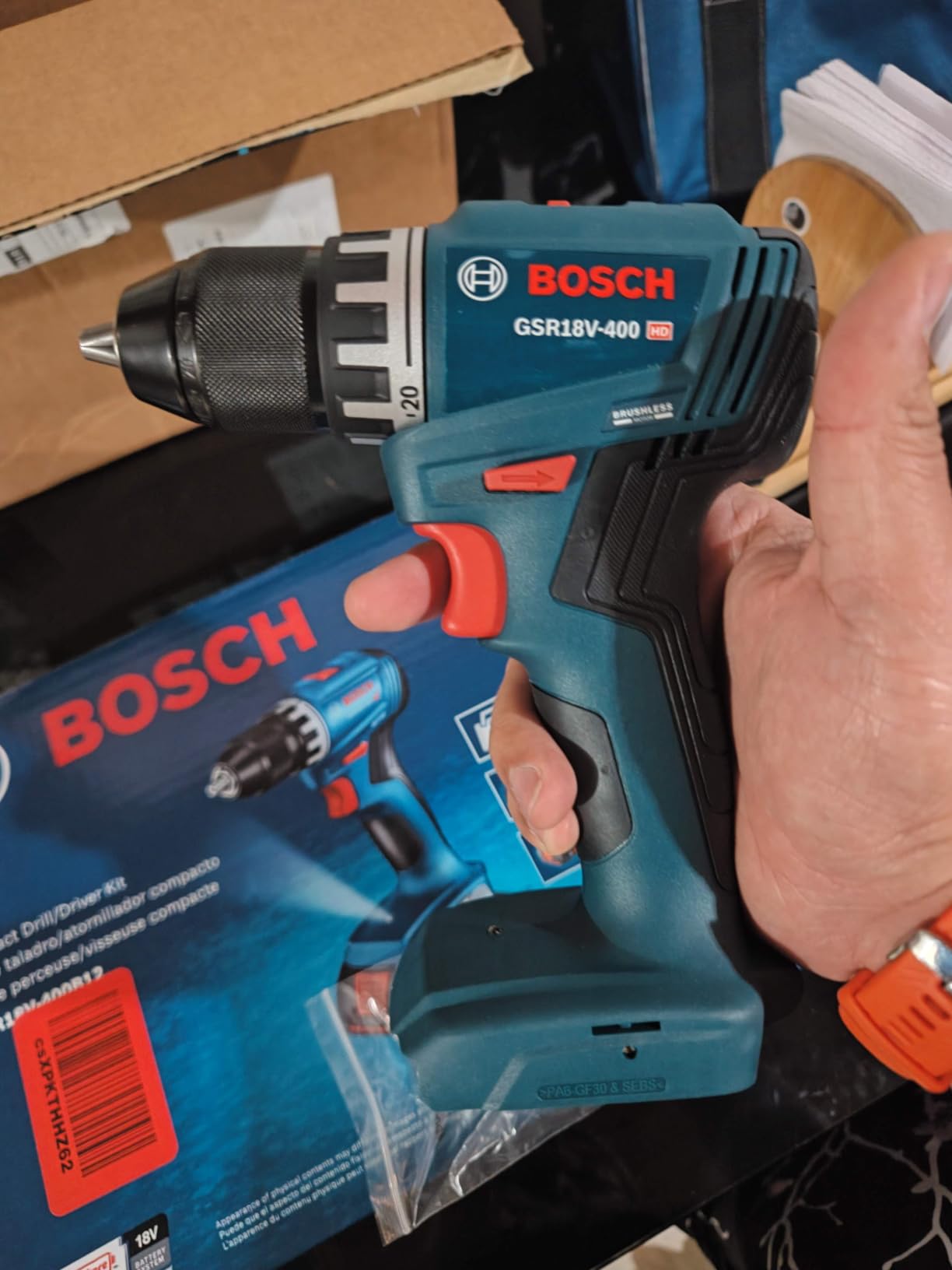 Bosch GSR18V-400B12 18V Compact Brushless 1/2 In. Drill/Driver Kit with (1) 2 Ah Standard Battery customer photo 2