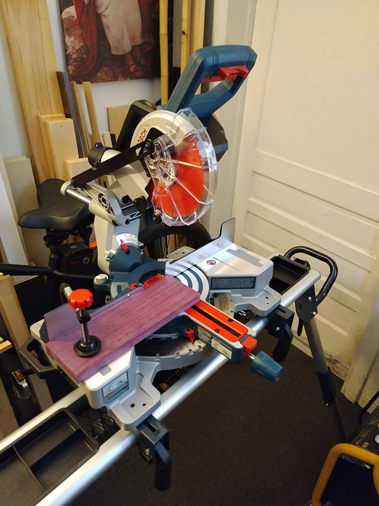 BOSCH GCM18V-07SN PROFACTOR 18V 7-1/4 In. Single-Bevel Slide Miter Saw (Bare Tool) customer photo 1