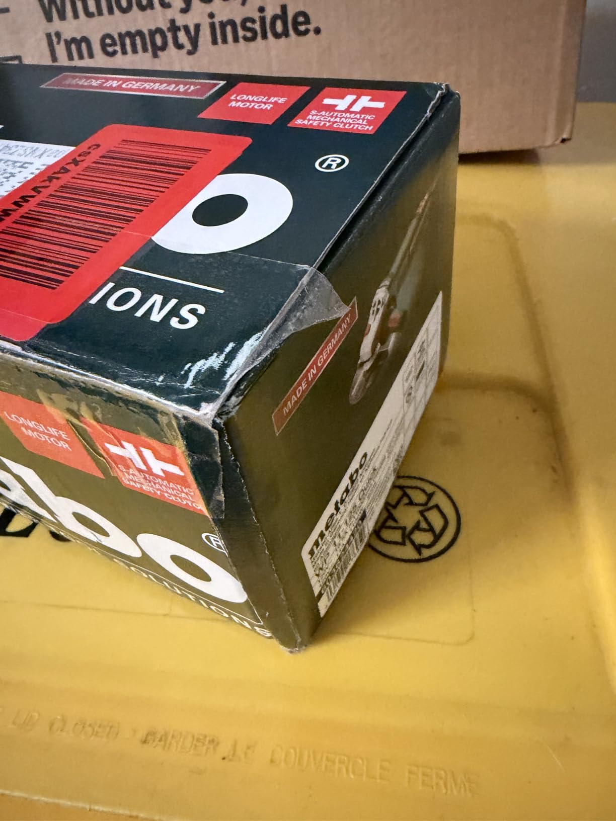Metabo 4-1/2-5-Inch Angle Grinder, 11 Amp, 11,000 RPM, Non-Locking Paddle Switch, Made in Germany, WP 11-125 Quick, 603624420, Green customer photo 2