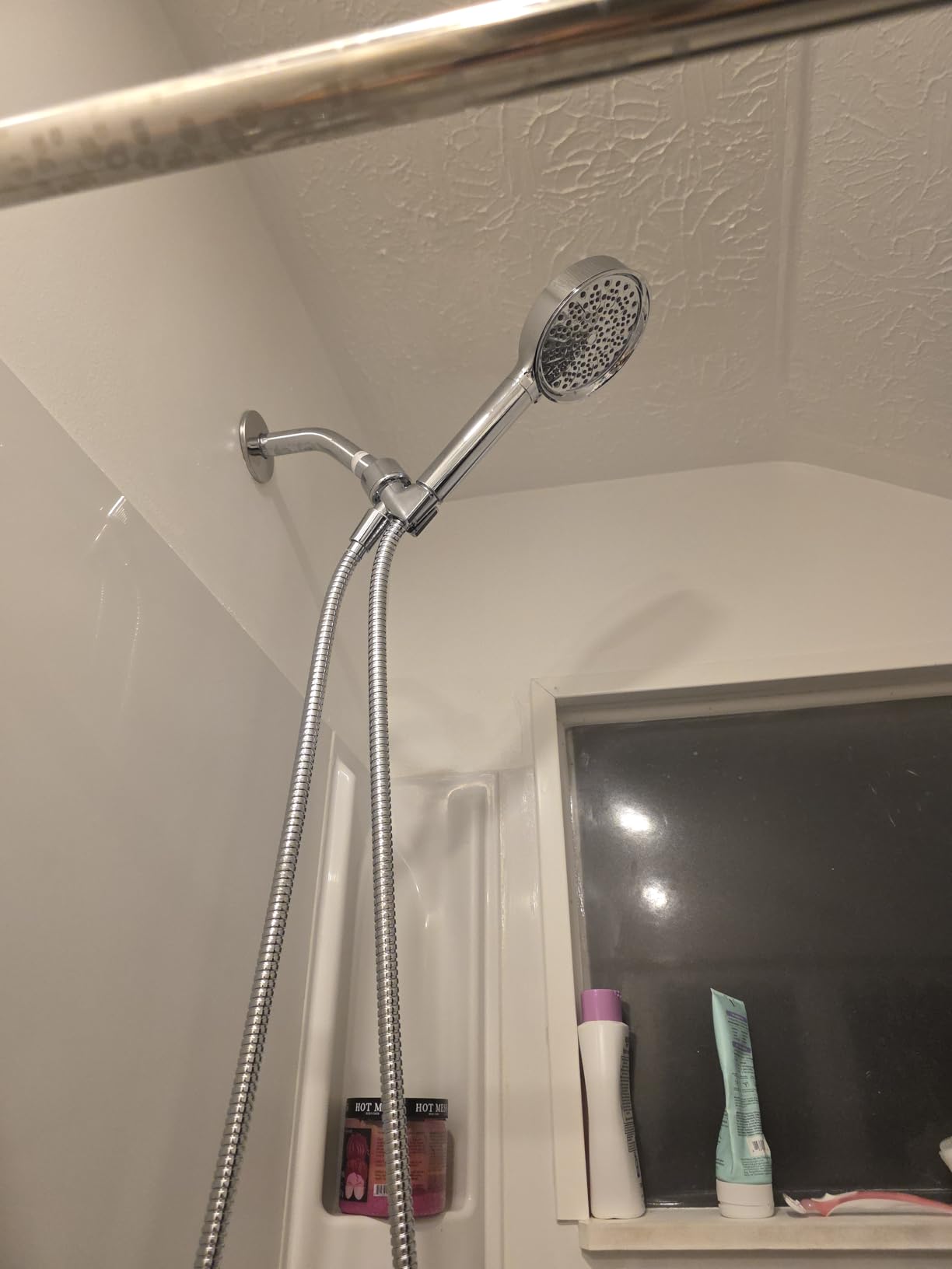 Filtered Shower Head with Handheld, Water Softener for Hard Water | High Pressure 6 Spray Mode Shower Head with Filters - Remove Chlorine and Harmful Substances - Reduces Dry Itchy Skin, Chrome customer photo 1