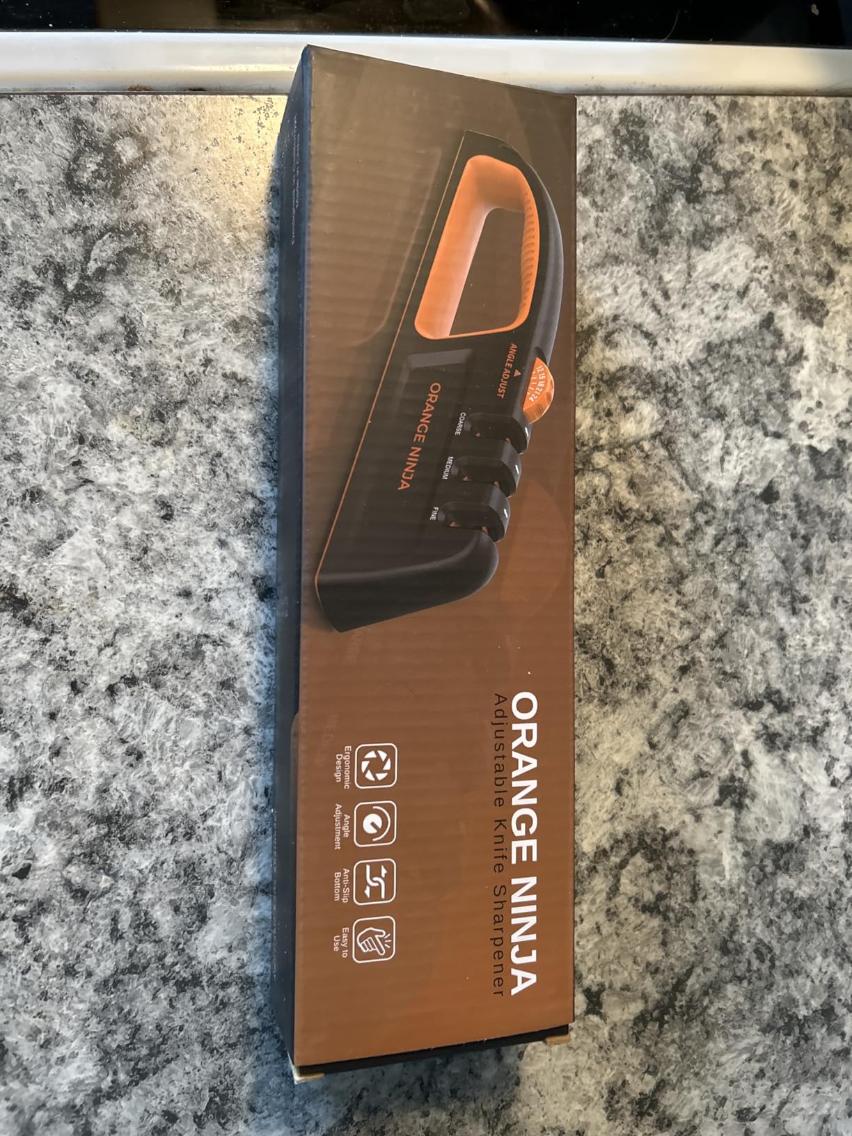 5 Precision Adjust Knife Sharpener- 3-Stage Premium Kitchen Knife Sharpener | Manual Knife Sharpening with Adjustable Angles by Sharp Pebble - Repair, Restore & Polish Any Dull Blade in Minutes customer photo 2