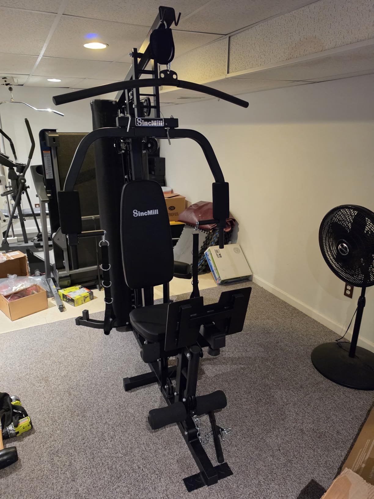 SincMill Home Gym Multifunctional Full Body Workout Equipment for Home Exercise Fitness customer photo 2