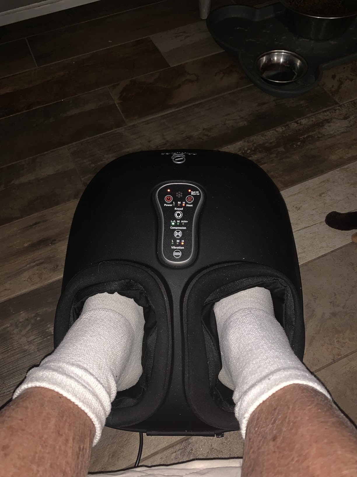COMFIER 2026 Shiatsu Foot Massager with Fast Heat, FSA Eligible HSA | Plantar Fasciitis & Neuropathy Pain, 3 Kneading, 5 Compression, 3 Vibration, 2 Heat Levels, Size 13, Gift for Men & Women customer photo 1