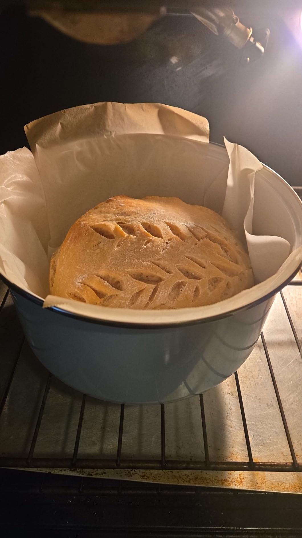 Martha Stewart Thayer 6.4-Quart Enamel On Steel Scratch Resistant Dutch Oven w/Lid - Martha Blue, Induction Safe customer photo 2