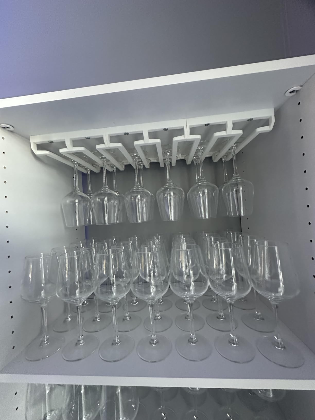 SHYRC Wine Glasses Set of 8, 12oz Clear Red/White, Long Stem Wine Glasses for Party, Wedding and Home customer photo 2