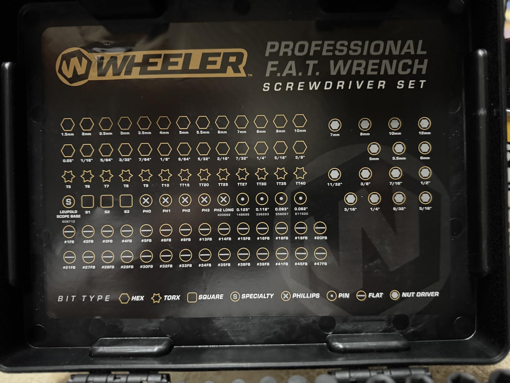Wheeler Engineering 100-Piece Professional Fat Wrench Screwdriver Set with Durable Construction and Storage Case for Gunsmithing and Maintenance customer photo 2