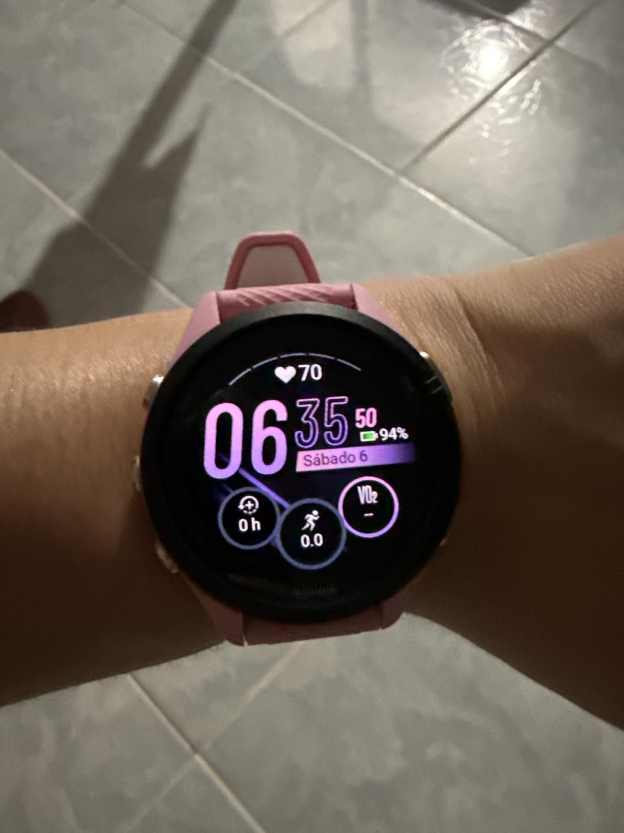 Garmin Forerunner® 265, Running Smartwatch, 46mm, Black/Powder Gray customer photo 2