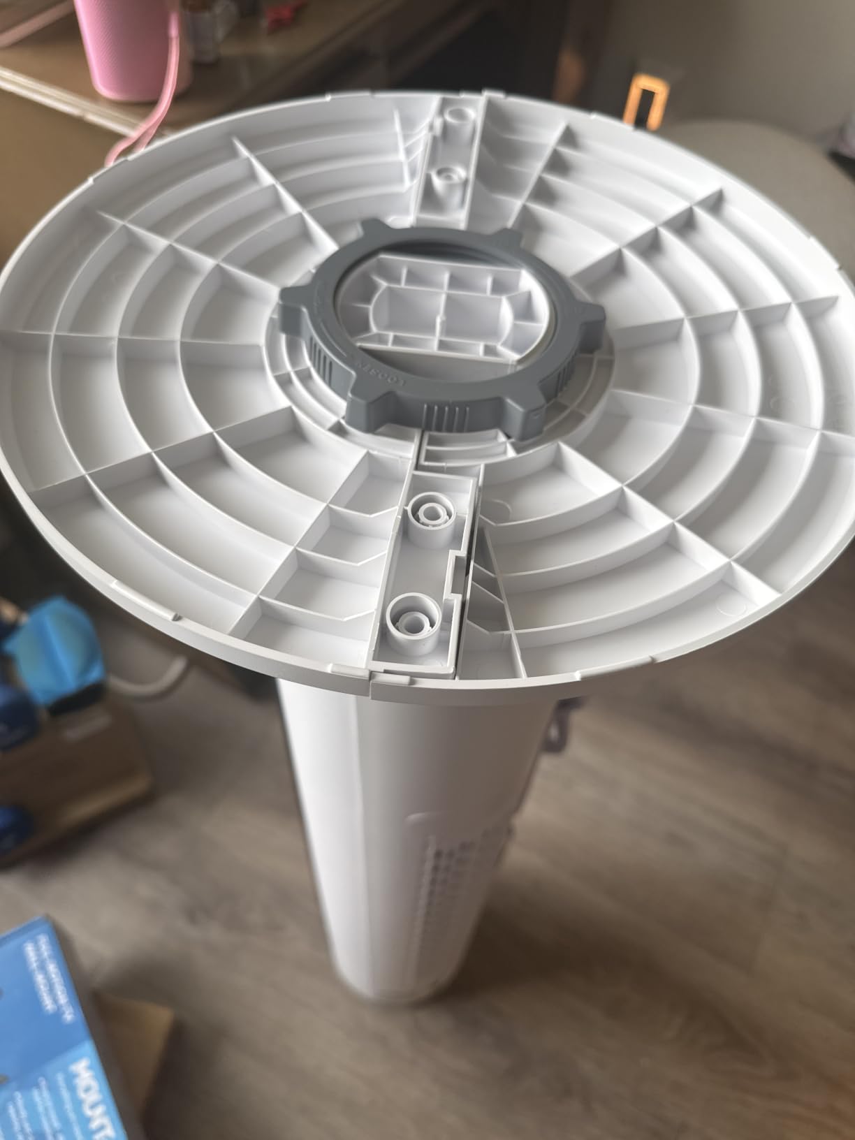 Levoit Tower Fan for Bedroom, 28ft/s Fans that Blow Cold Air, 28dB Quiet | Standing Floor Fan for Room, 90° Oscillating, 5 Speeds 4 Modes & Temp Sensor, Bladeless, 12H Timer, Remote, 36 inch, White customer photo 1