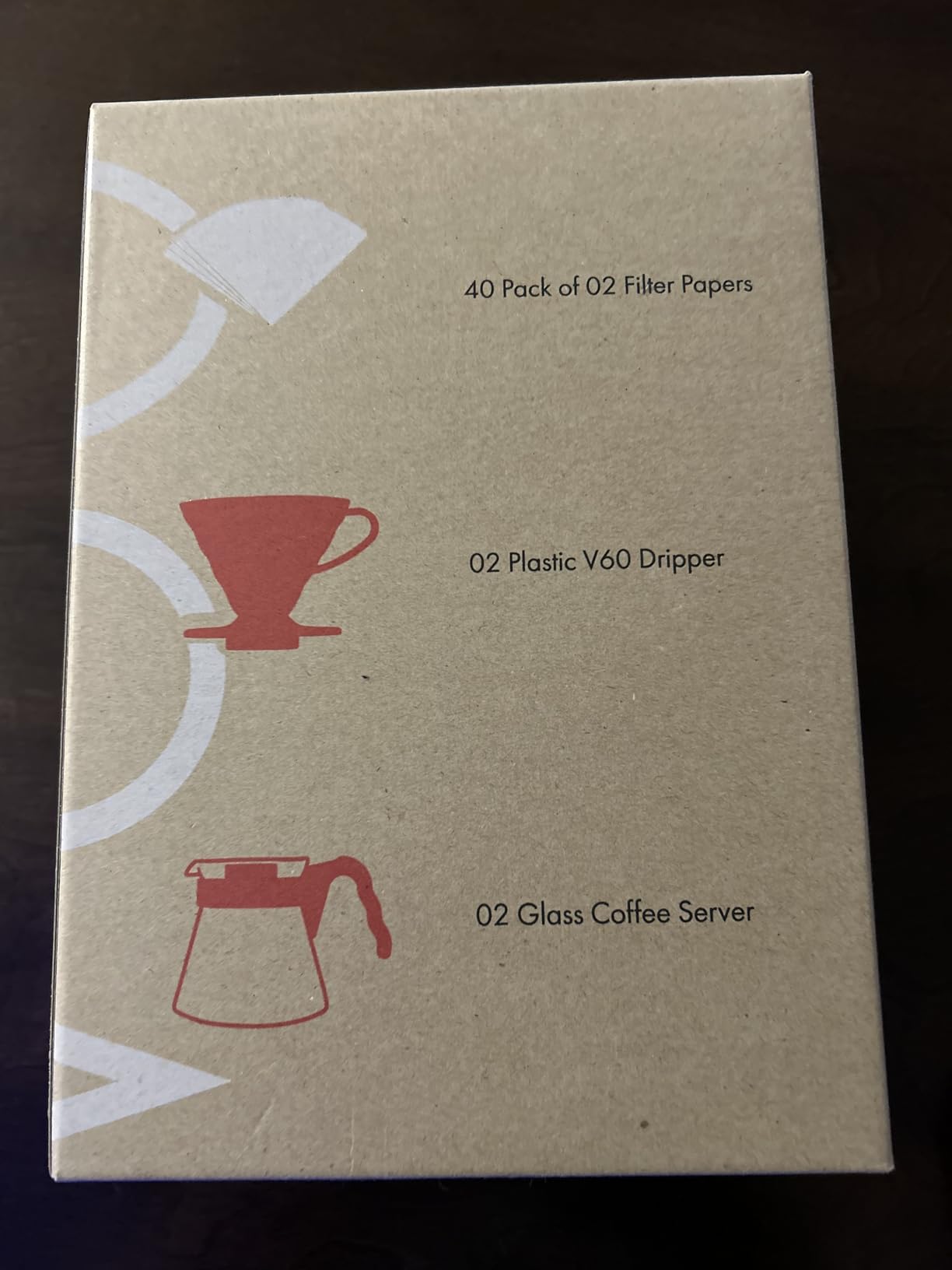 HARIO V60 Pour Over Coffee Starter Set, Size 02, Pale Grey customer photo 2
