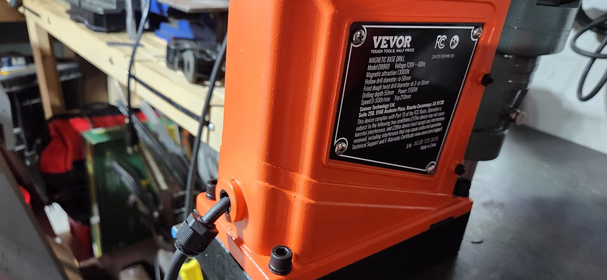 VEVOR Mag Drill Press, 1300W 1.57