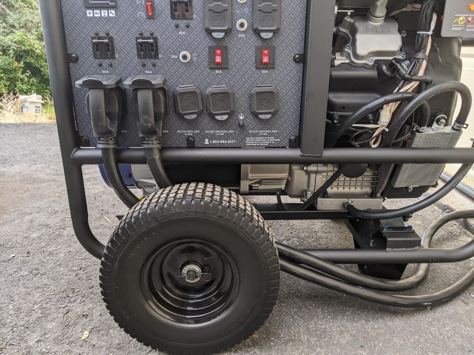 Westinghouse 28000 Peak Watt Home Backup Portable Generator, Remote Electric Start with Auto Choke, Transfer Switch Ready 30A & 50A Outlets, Gas Powered, CO Sensor customer photo 1
