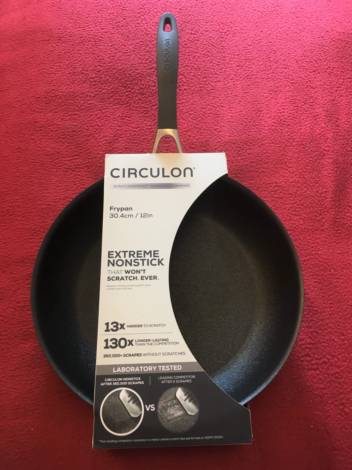 Circulon A1 Series with ScratchDefense Technology Nonstick Induction Frying Pan/Skillet, 12 Inch, Graphite customer photo 1