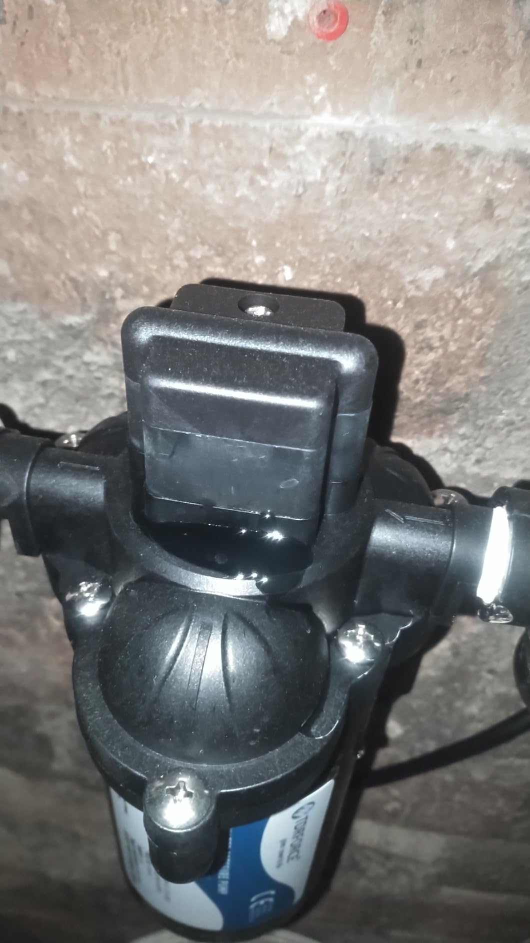 Water Pressure Booster Diaphragm Pump 110V AC for House,45PSI 4GPM Fresh Water Transfer Pump with Plug,On Demand Self-Priming Water Pump with Filter for RV Bathroom Kitchen Irrigation Spray customer photo 2