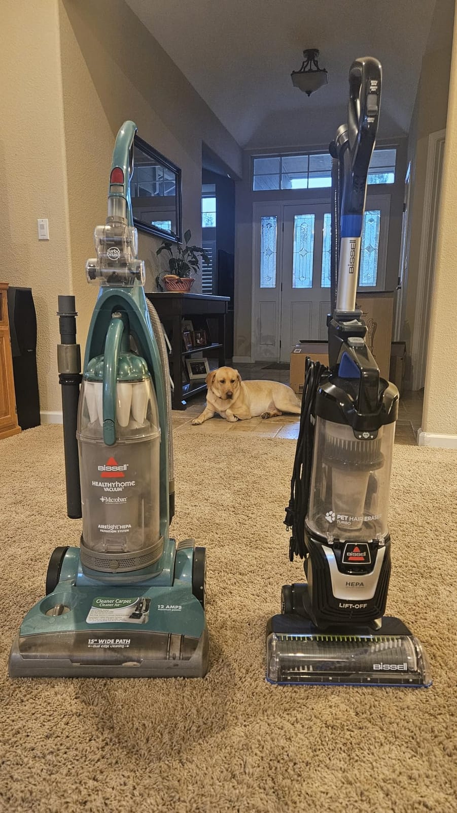 Bissell Pet Hair Eraser Turbo Lift-Off Vacuum, HEPA, 3774F | Self-cleaning brush roll; TurboBrush Pivot Tool; LED-lit dustbin; lift-off for stairs & upholstery customer photo 2