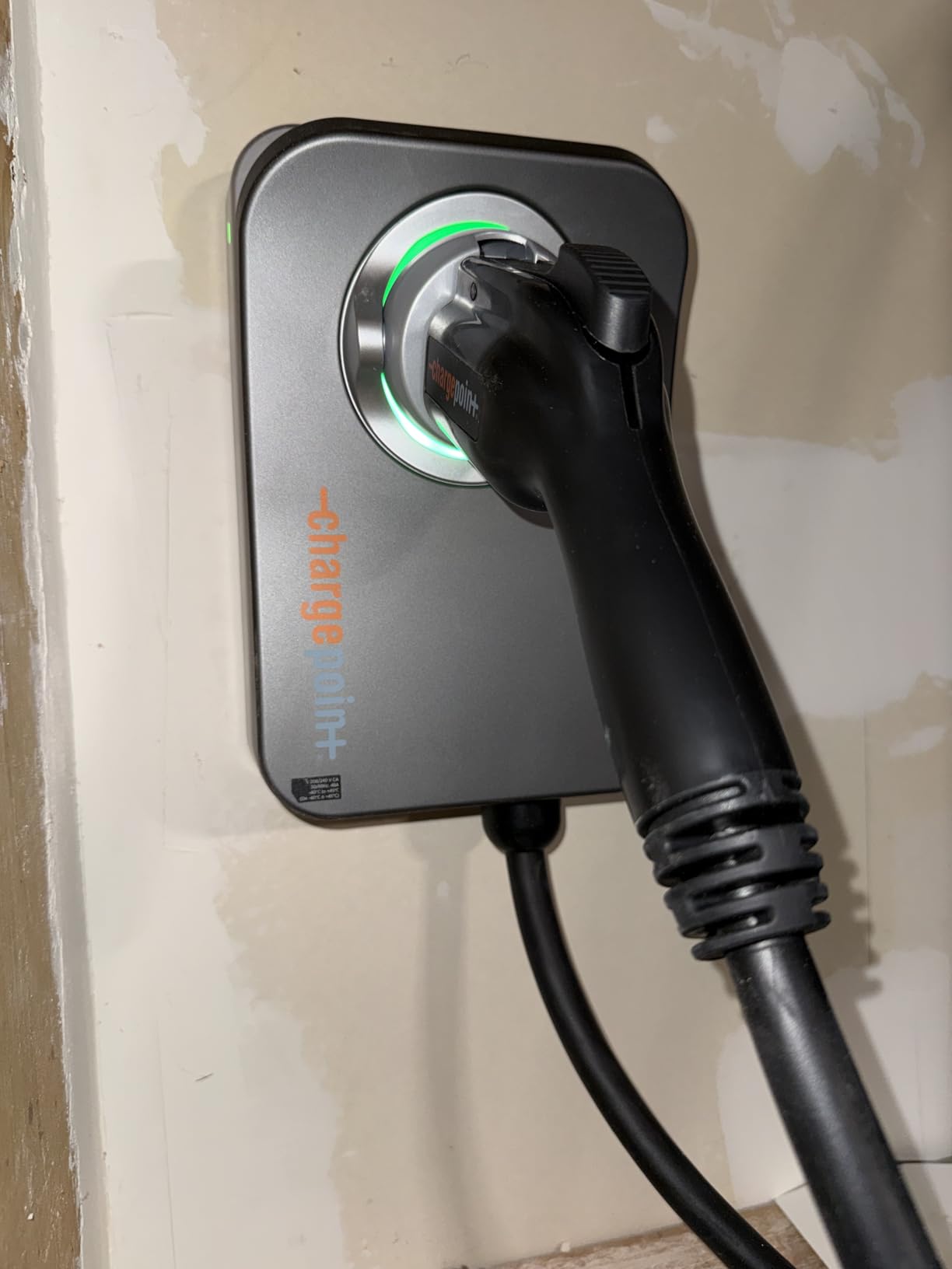 ChargePoint HomeFlex Level 2 EV Fast Charger, J1772, Smart, Hardwired, 50A | For Electric Cars, Adds Up to 37 Mi/Hr, WiFi App Control, 23-Ft Cable, Adjustable 16-50A, Indoor/Outdoor Rated, Energy Star customer photo 2