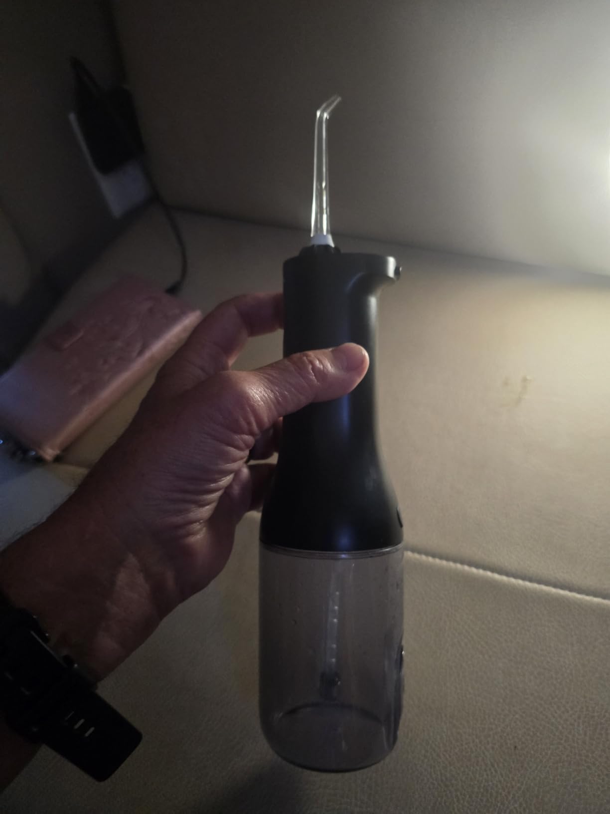 Philips Sonicare Cordless Power Flosser 3000, Water Flosser, 2 Nozzles | 150% Better Gum Health, Quad Stream Technology, 2 Floss Modes, 3 Pressure Levels, IPX7 Waterproof, Black HX3826/23 customer photo 2
