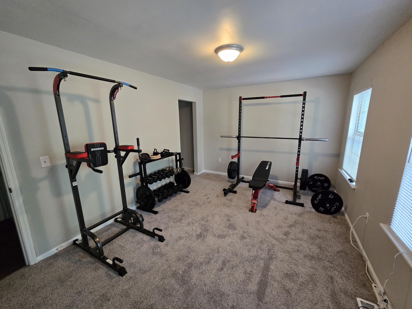 FLYBIRD SR1 Squat Rack, Adjustable Power Rack for 6FT/7FT Barbells customer photo 1