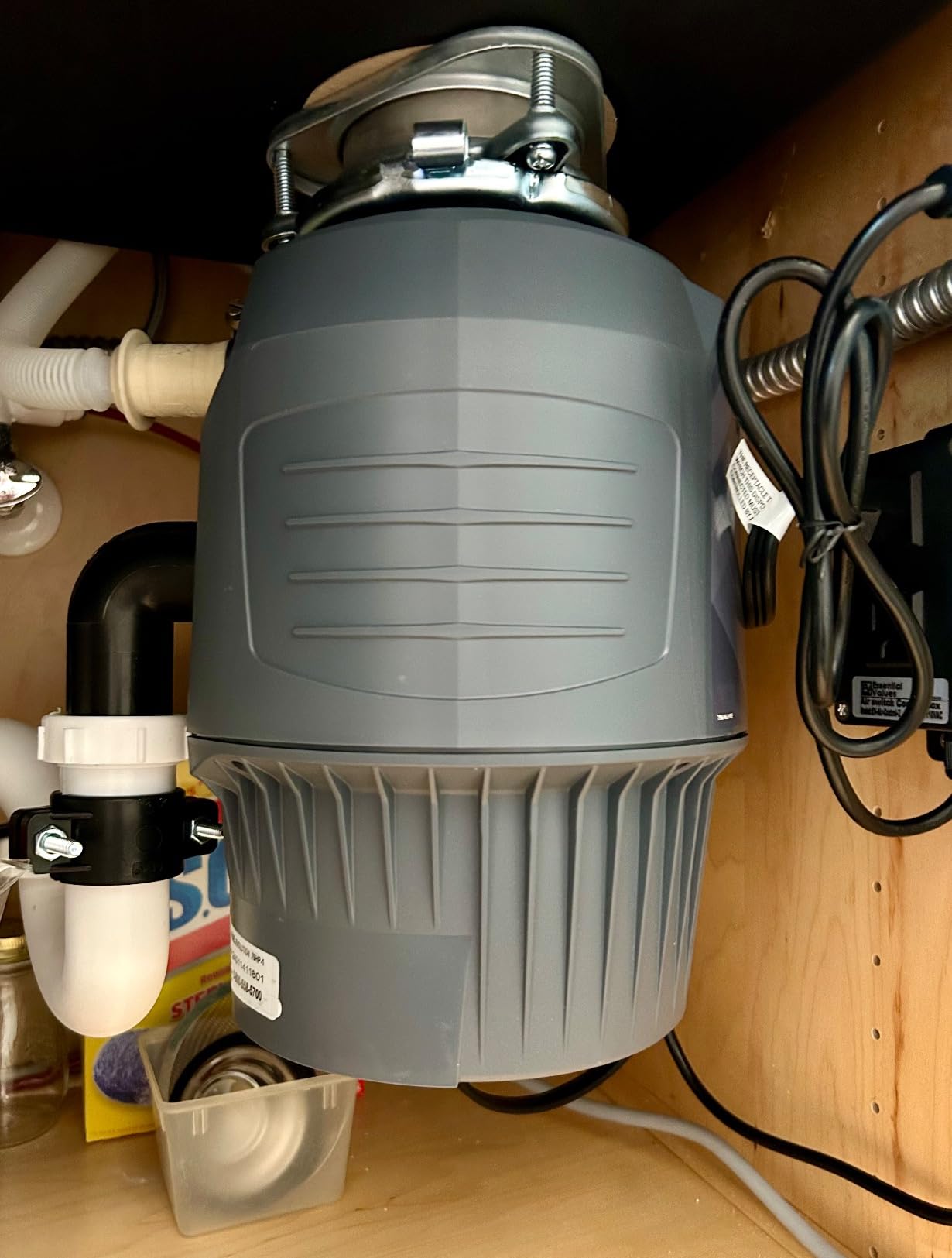 InSinkErator EVOLUTION 0.75HP 3/4 HP, Advanced Series EZ Connect Continuous Feed Food Waste Garbage Disposal, Gray customer photo 1