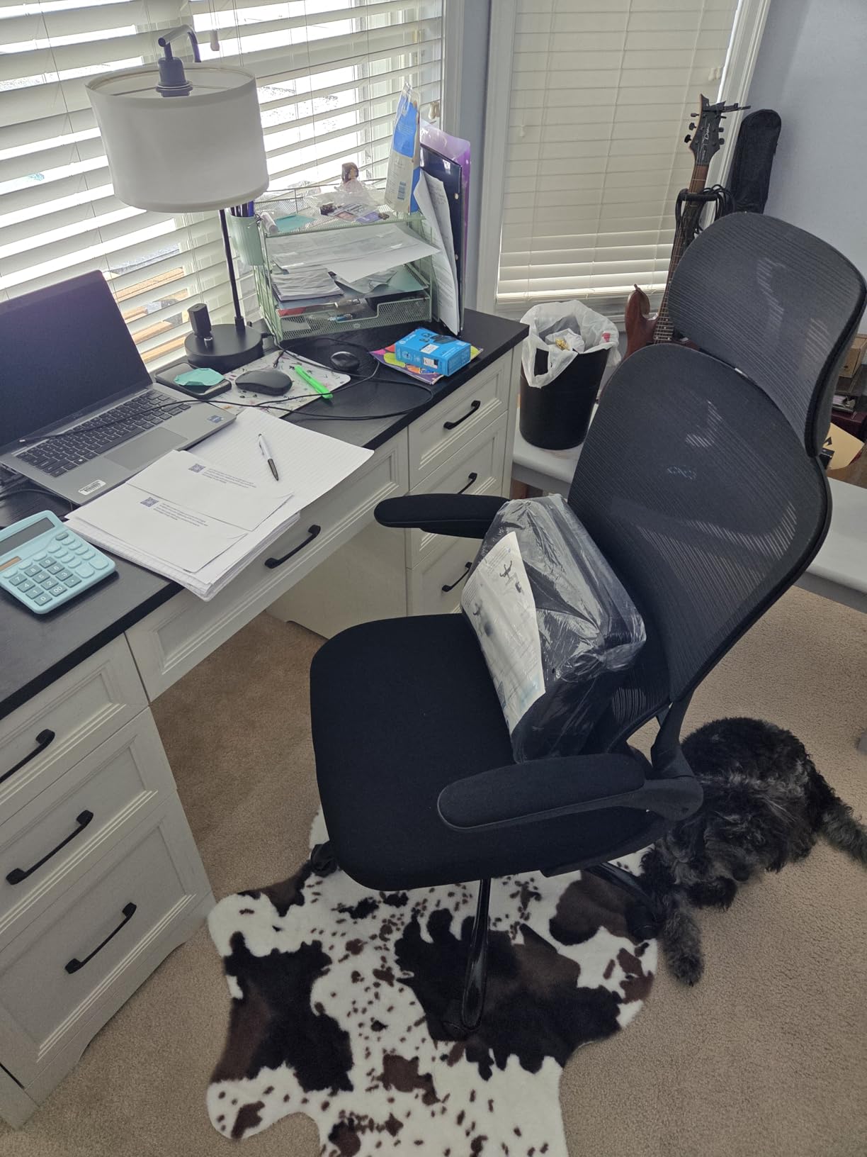 TRALT Office Chair Ergonomic Desk Chair - Gaming Chair with Lumbar Support | 330 LBS Home Office Desk Chairs with Headrest, Reading Chair with Flip-up Armrests, Comfortable Computer Chairs Black customer photo 1