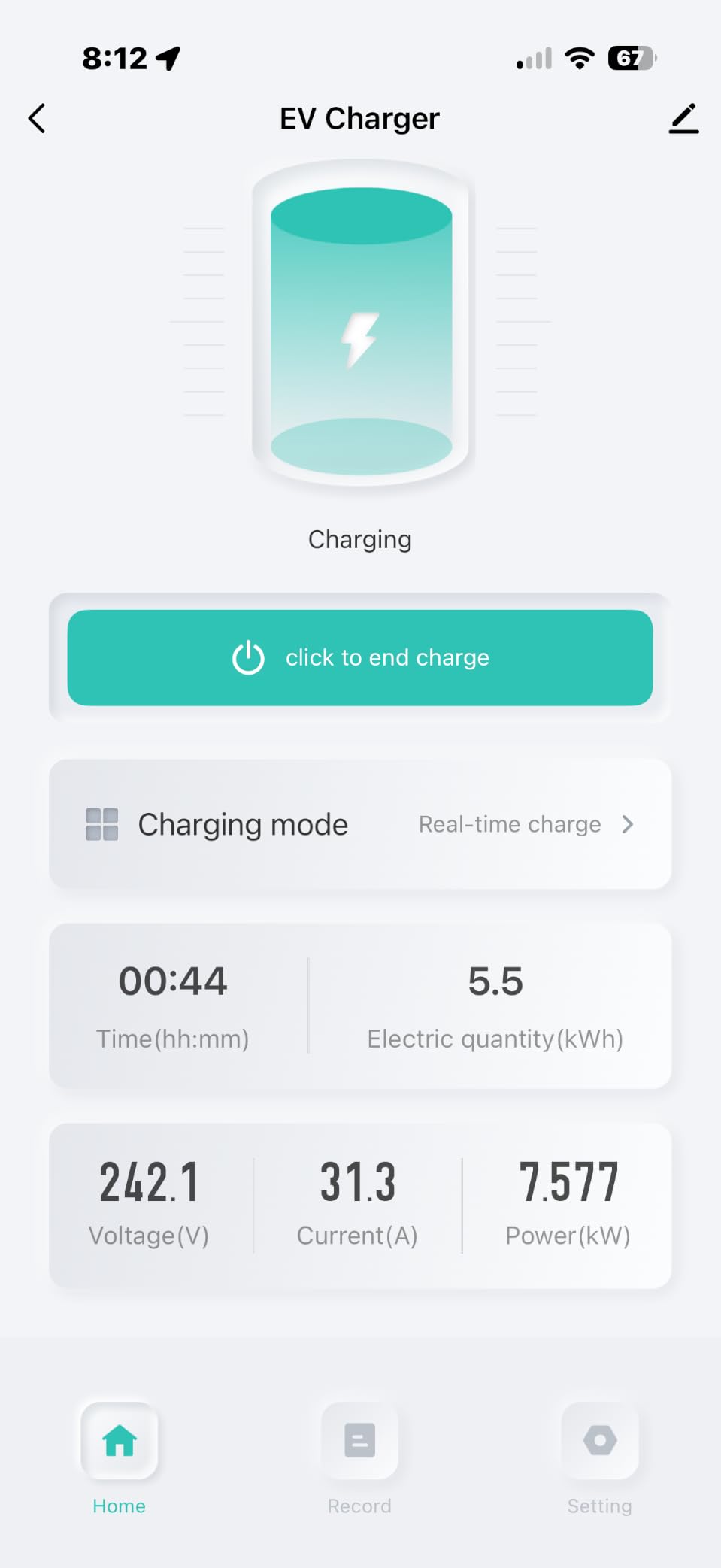 AIMILER Level 2 Electric Vehicle (EV) Charger(WIFI APP/Plug-play), 32A, 25ft Cable ETL Certified, 220V-240V NEMA 14-50P Plug EVSE w/ J1772 Connector, Portable EV Car Charging Stations for Home Level 2 customer photo 1