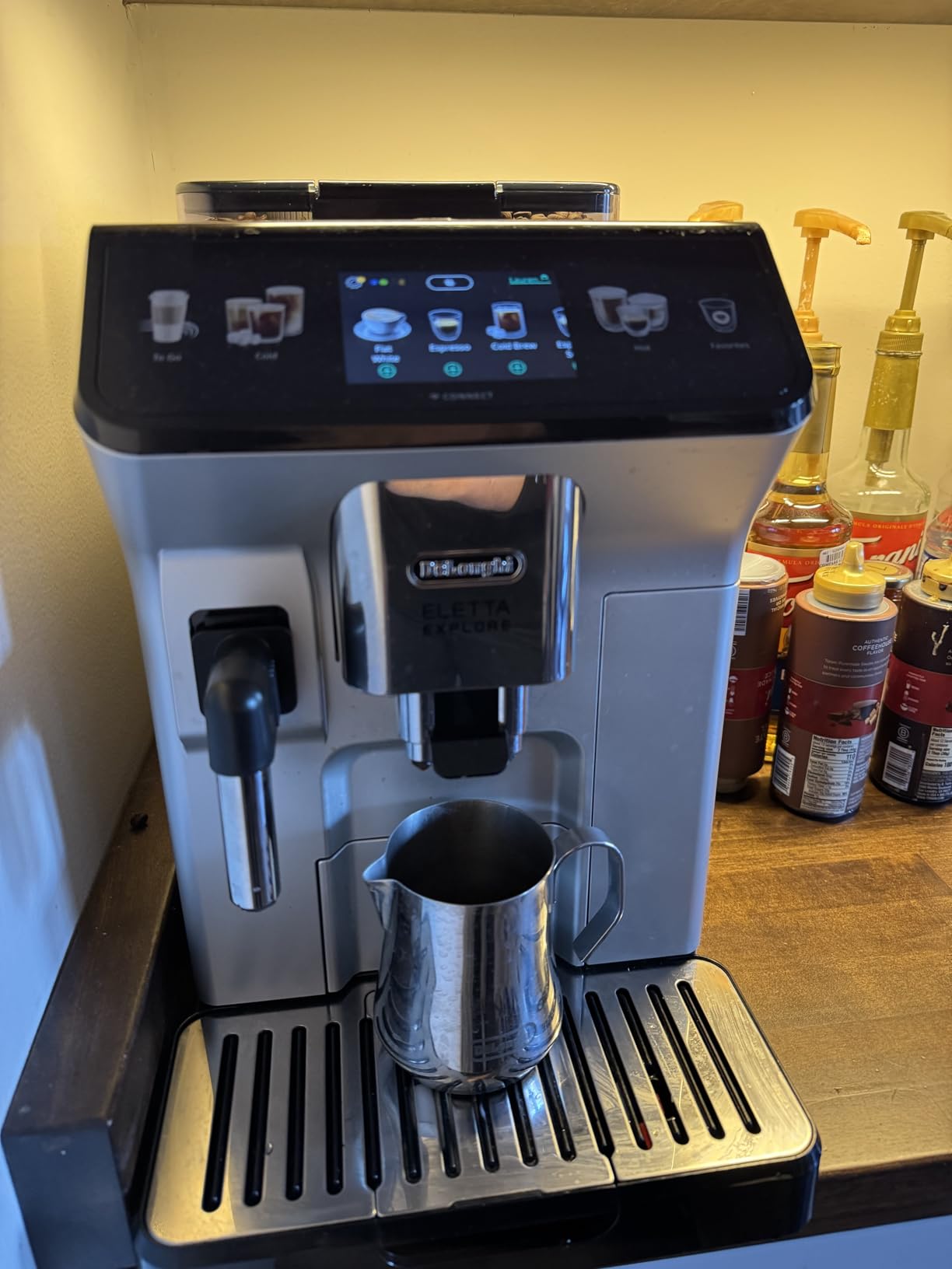 De'Longhi Eletta Explore Espresso Machine with Coffee Grinder and Milk Frother customer photo 1
