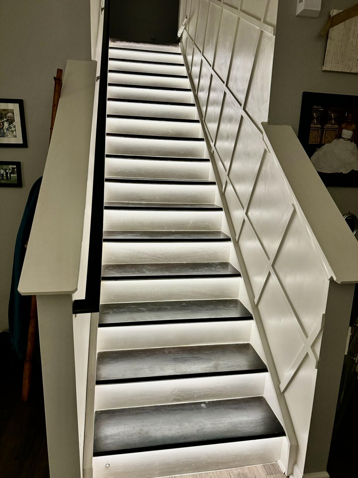 KMG-3233 Motion-Activated LED Stair Lighting Kit with Wall Switch, 42
