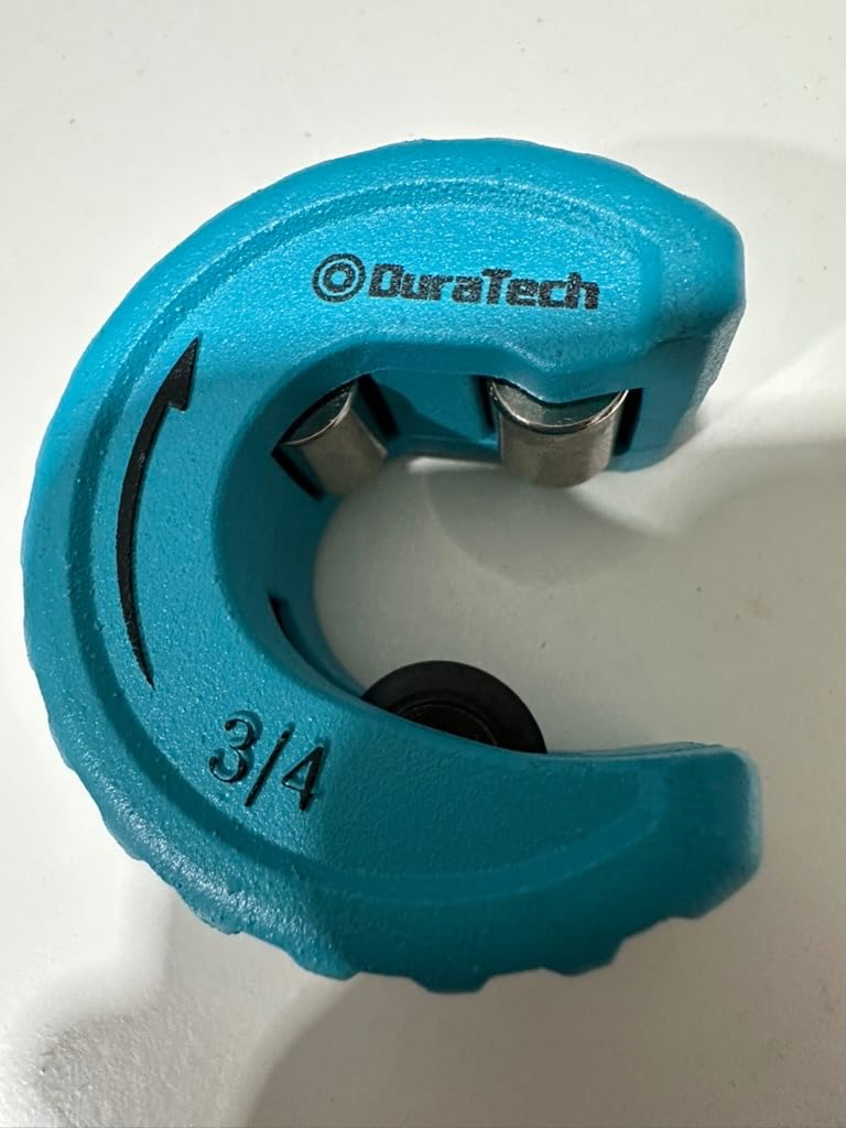 DURATECH 4-Piece Copper Tubing Cutter Set, Pipe Cutter Tool | Includes 3 Close Quarters Tube Cutters for 1/2