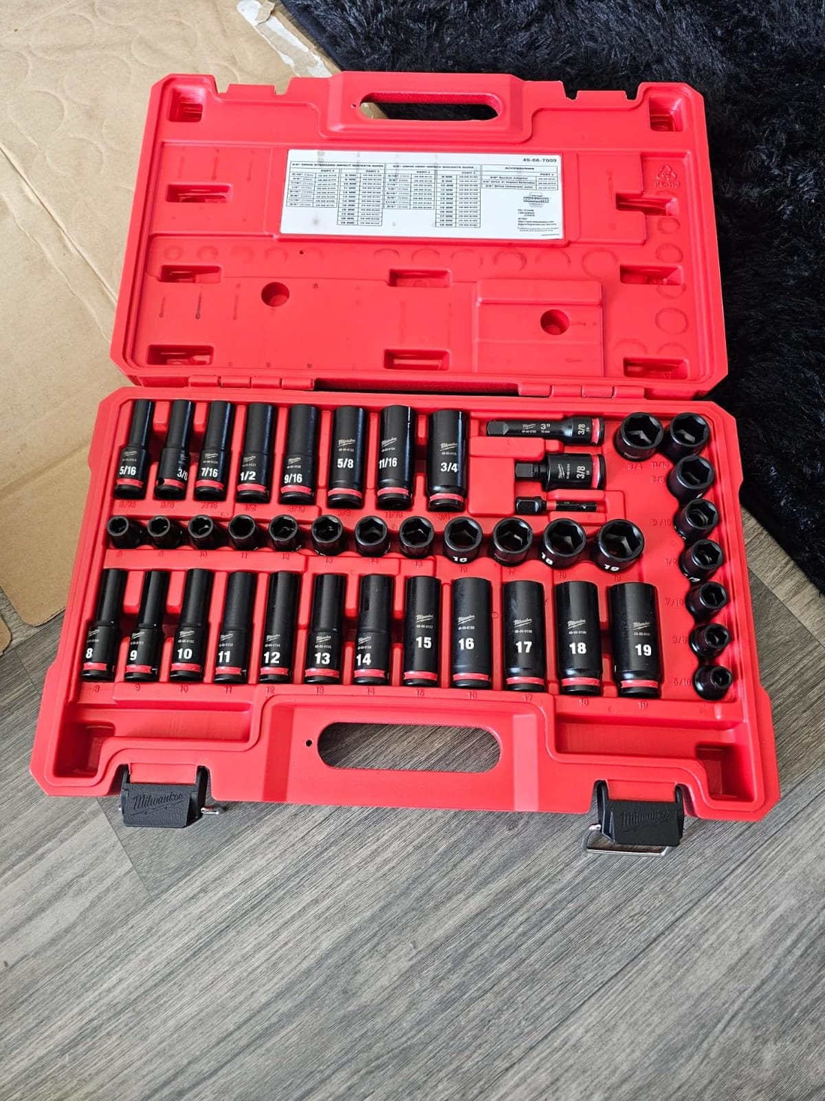 Milwaukee 43PC Shockwave Impact Duty 3/8
