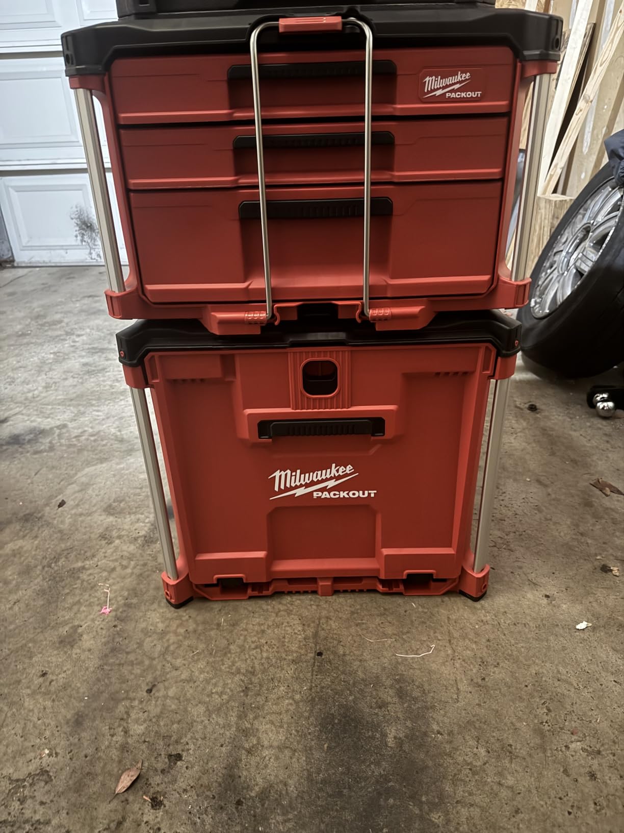 Milwaukee PACKOUT 3 Drawer Multi-Depth Tool Organizer Box - 48-22-8447 customer photo 1