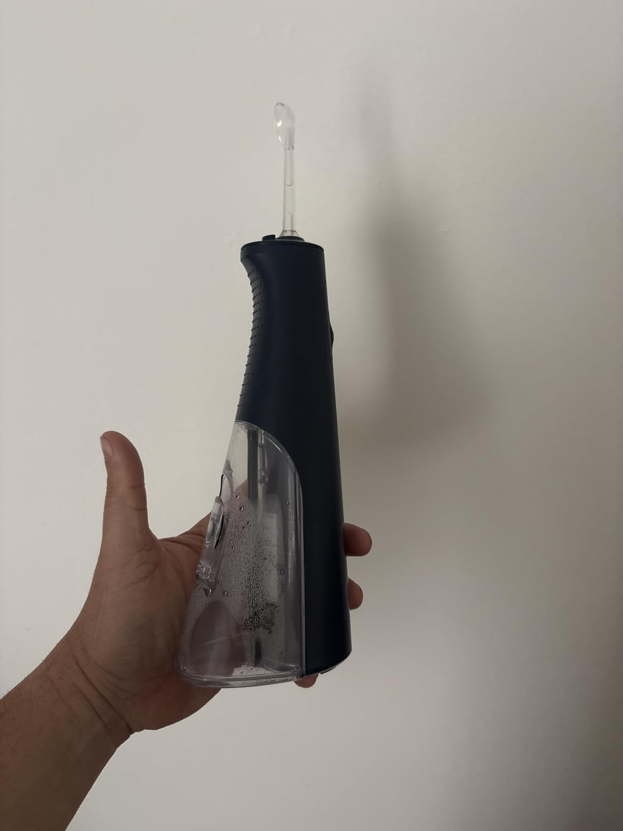 Cordless Pulse 3100 Portable Water Flosser, Rechargeable, White | 2 Settings, 1 Precision Tip & 1 Tongue Cleaner Tip for Fresh Breath, Travel, Shower Use, ADA Accepted, WF-20 Amazon Exclusive customer photo 1
