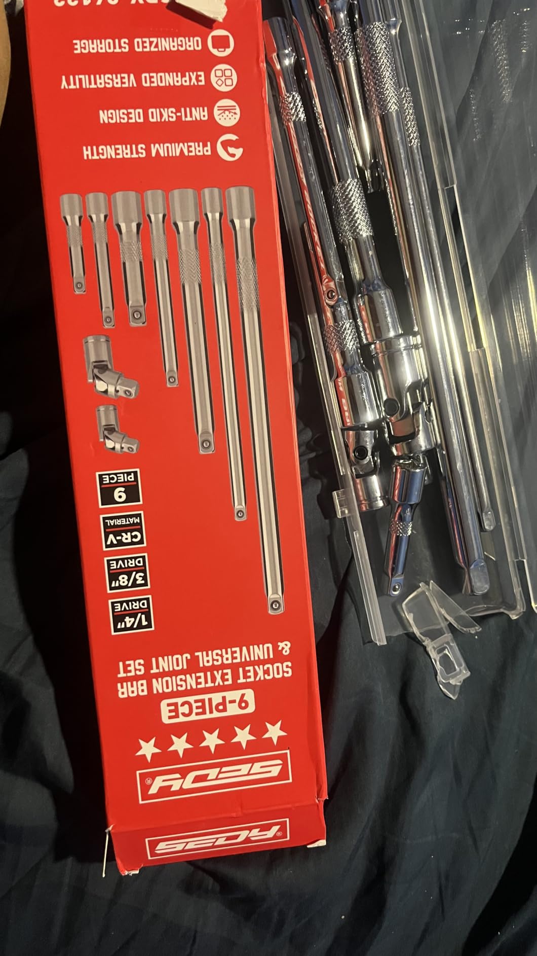 CRAFTSMAN Versastack Mechanics Tool Set, 1/4 and 3/8 Inch Drive, 71 Piece (CMMT45171) customer photo 2